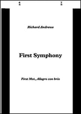 Smmphony No.1 Orchestra sheet music cover